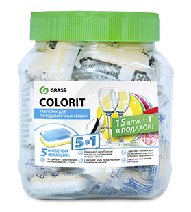 Таблетки для посудомоечной машины "Colorit" (20г.) (упаковка 35 шт). Фото N2