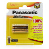 Батарейка Тип "AAА"  Panasonic Alkaline LR03 2шт/бл