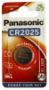 Батарейка Panasonic CR 2025 EP Japan 1шт/бл