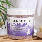 Соль д/ванны морская 100% антистресс SEA SALT NO STRESS банка 600 г Fabrik Cosmetology