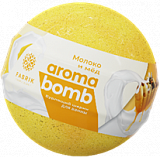 Шарик бурлящий д/ванны Mono Aroma Bomb Молоко и мёд 120 г Fabrik cosmetology