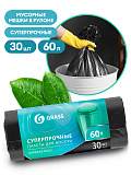 Мешок для мусора ПНД в рулоне 60л. 55*65 8 мкр. (черный) (рул. 30 шт)